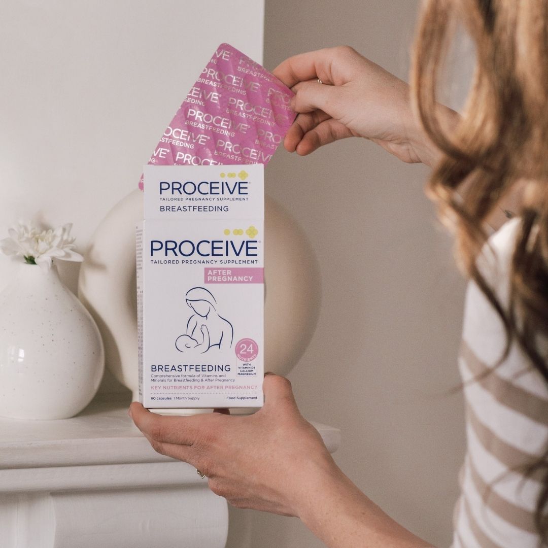 Proceive Breastfeeding imetysajan vitamiinit ja ravintolisä imettävälle äidille