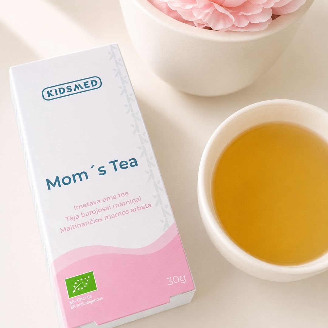 Kidsmed Mom’s Tea luonnollinen yrttitee imettävälle äidille