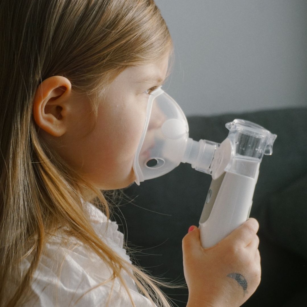 Kidsmed MeshPlus inhalaattori kotona tehtävään inhalaatioon