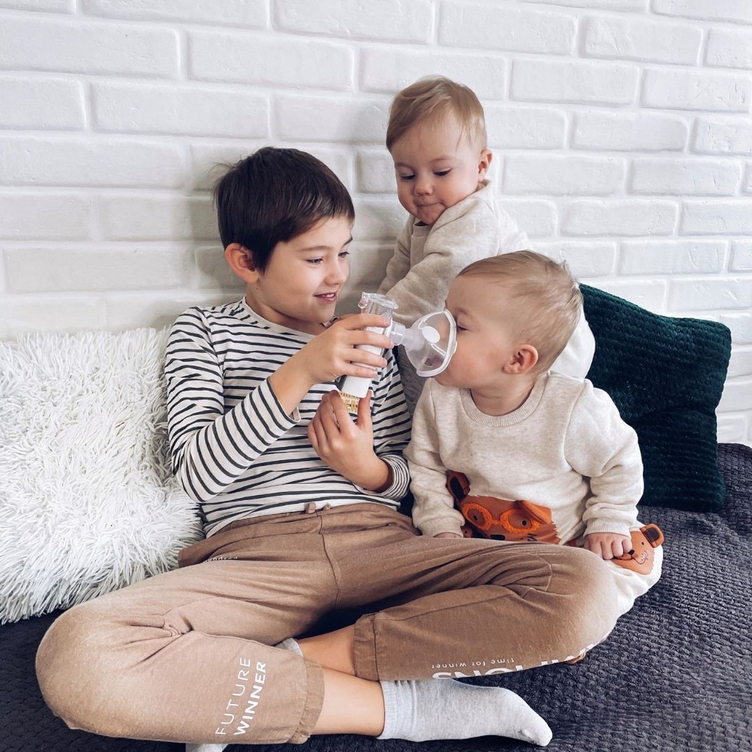 Paras inhalaattori lapselle Kidsmed MeshPlus hiljainen mesh-inhalaattori
