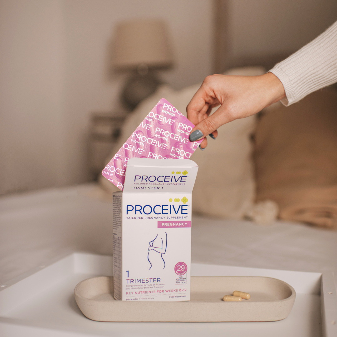 Proceive Pregnancy Trimester 1 ravintolisä raskauden ensimmäiselle kolmannekselle