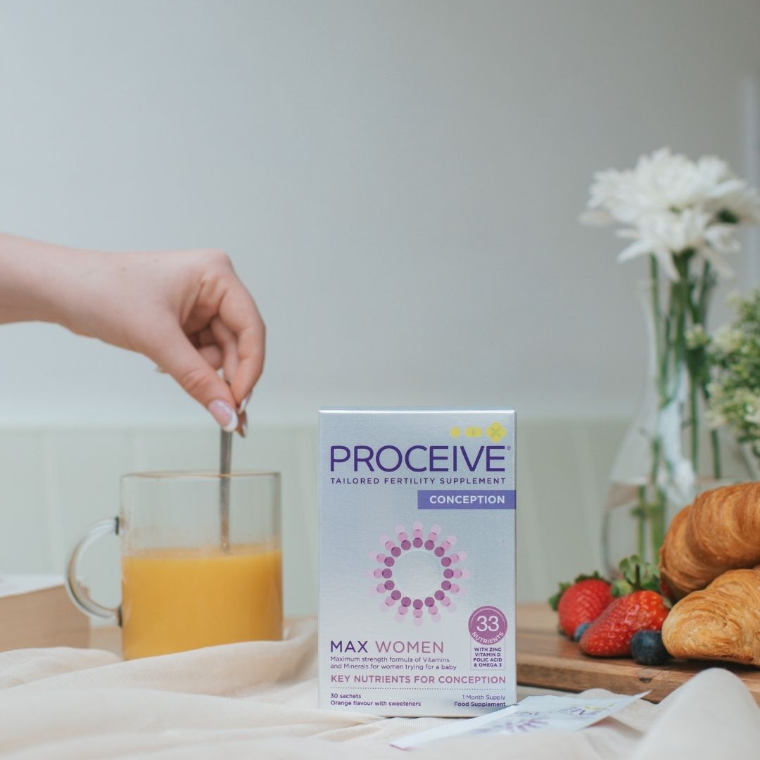 Proceive Max Women ravintolisä ja vitamiinit raskautta suunnittelevalle naiselle