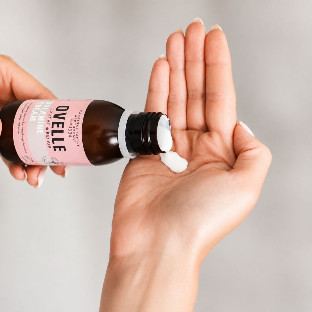 Ovelle Calamine Cream kalamiinivoide vesirokon kutinan lievitykseen